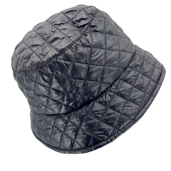 SOLD Quilted Crystal Logo French Bucket Hat - Picture 3 of 5